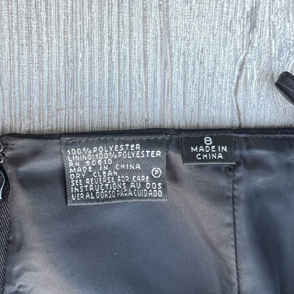 Anne Klein Suit Essentials Basic Black Lined Dres… - image 3